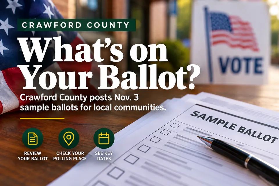 crawford county - what's on your ballot?